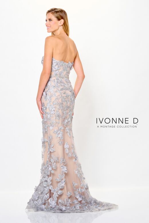 Ivonne D Exclusively for Mon Cheri ID6205 Beaded Waist Mermaid Dress