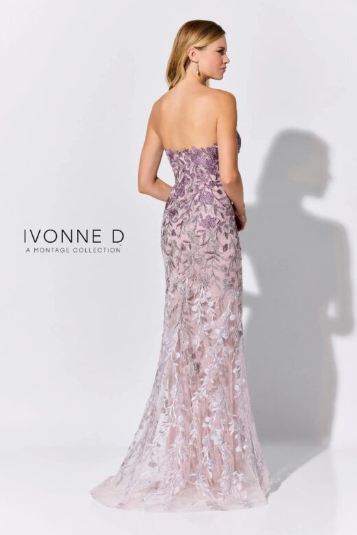 Ivonne D Exclusively for Mon Cheri ID316 Strapless Lace Dress