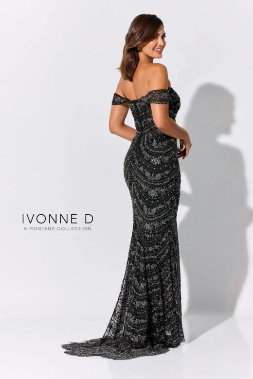 Ivonne D Exclusively for Mon Cheri ID319 Drape Sleeve Dress