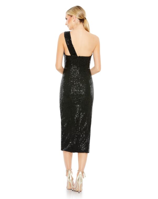 Ieena for Mac Duggal 11286 One Strap High Slit Dress