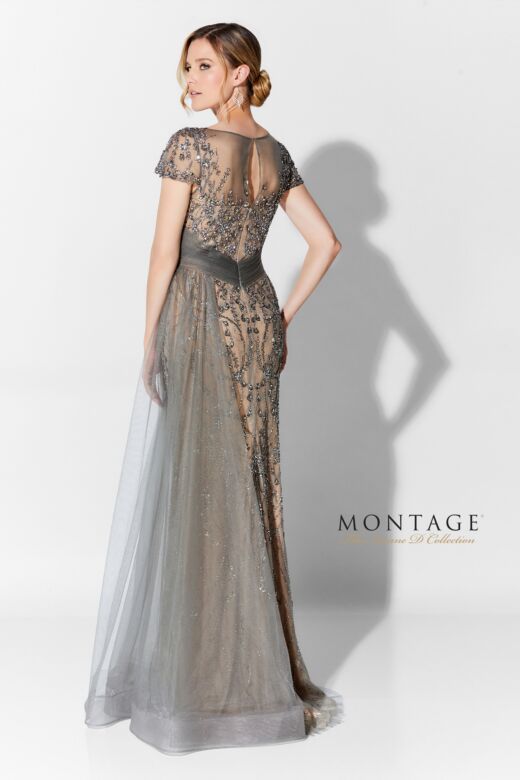 Ivonne D Exclusively for Mon Cheri 122D62 Cap Sleeve Embellished Dress