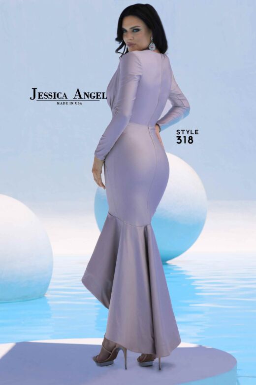 Jessica Angel 318 Long Sleeves High Low Dress