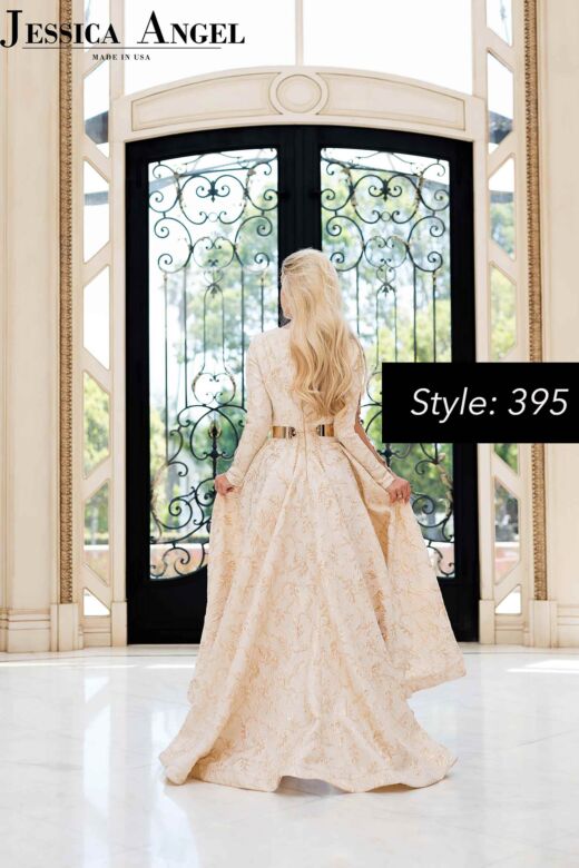 Jessica Angel 395 Long Sleeves High Low Dress