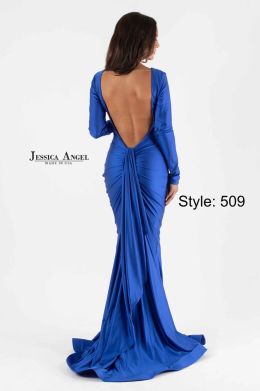 Jessica Angel 509 Long Tail Backless Dress