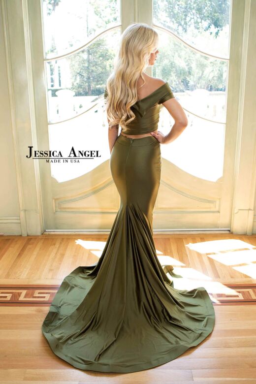 Jessica Angel 558 Off The Shoulder 2 Piece Dress