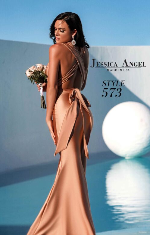 Jessica Angel 573 Fitted Jersey Convertible Dress