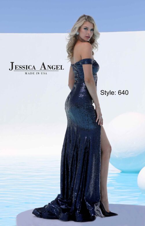Jessica Angel 640 Off The Shoulder Sequin Dress