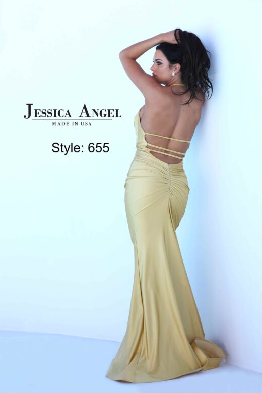Jessica Angel 655 Strappy Back Halter Strap Dress