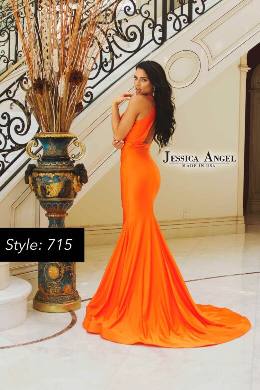 Jessica Angel 715 Front Cutout Halter Neck Dress