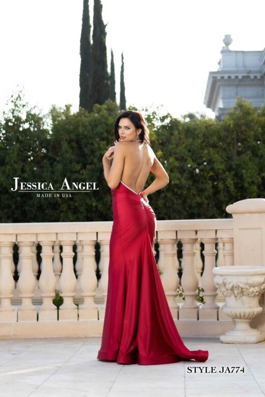 Jessica Angel 774 Halter Strap Backless Dress