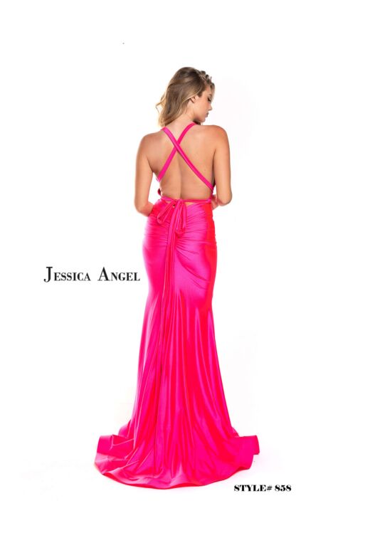 Jessica Angel 858 Plunging Neckline Convertible Dress