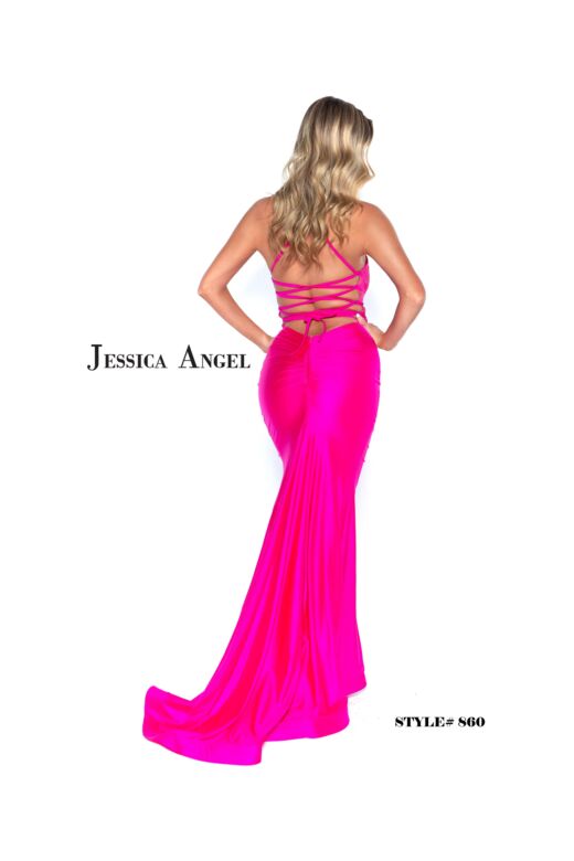 Jessica Angel 860 Embellished Bodice Lace-Up Dress