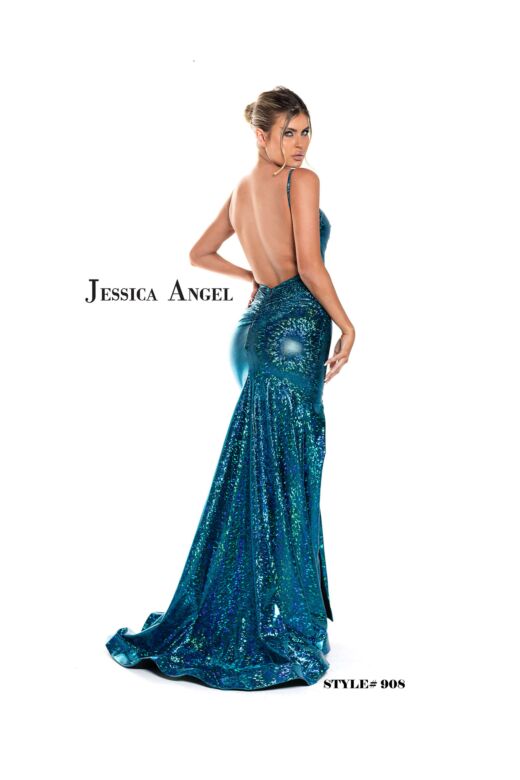 Jessica Angel 908 Spaghetti Straps Backless Dress