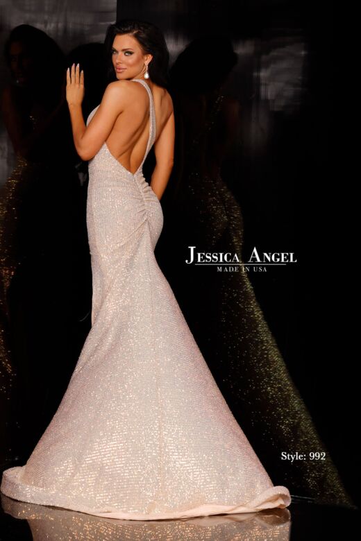 Jessica Angel 992 One Shoulder Sequin Dress