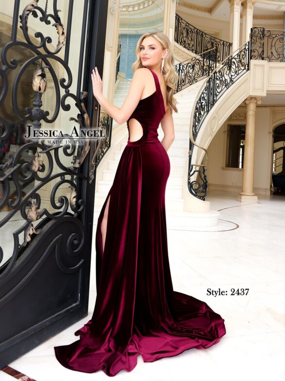Jessica Angel 2437 Side Tail One Shoulder Dress