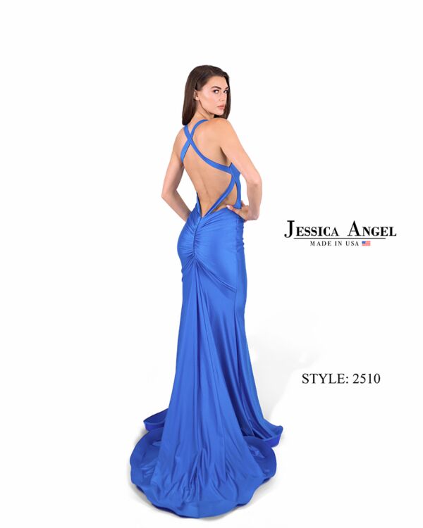 Jessica Angel 2510 Strappy Back Halter Neck Dress