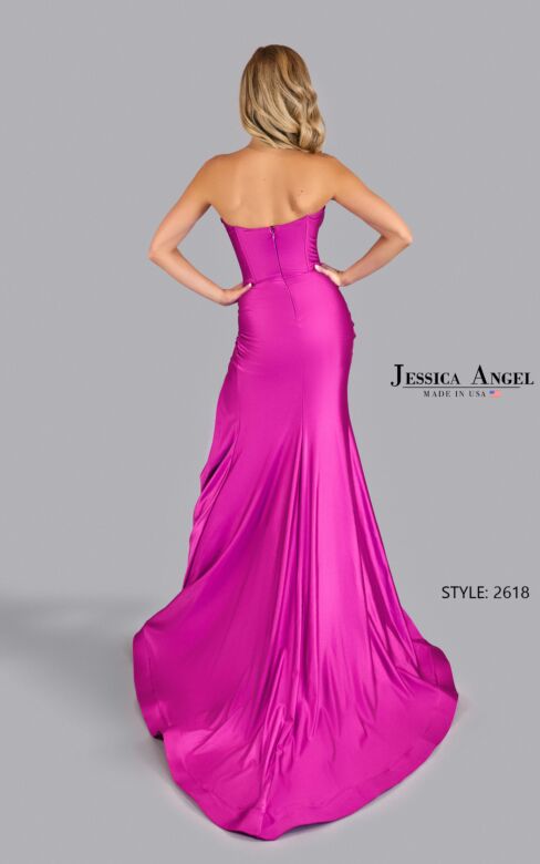 Jessica Angel 2618 Basque Waist Strapless Corset Dress