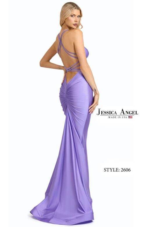 Jessica Angel JA2606 Strappy Back V-Neck Dress