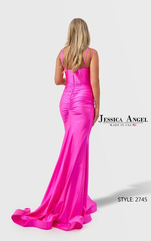 Jessica Angel JA2745 Strappy Sweetheart Neck Front Cutout Dress