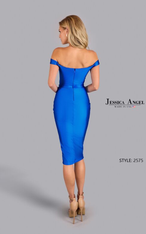 Jessica Angel 2575 Off The Shoulder Ruched Dress