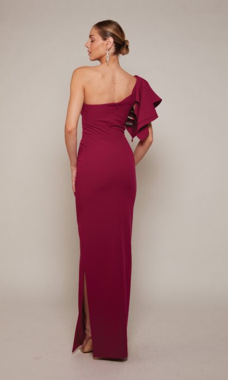 Alyce Paris 27644 Hanging Sleeve One-Shoulder Mother Of The Bride Gown