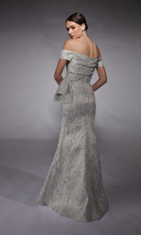 Alyce Paris 27717 Side Bow Off-The-Shoulder Evening Gown