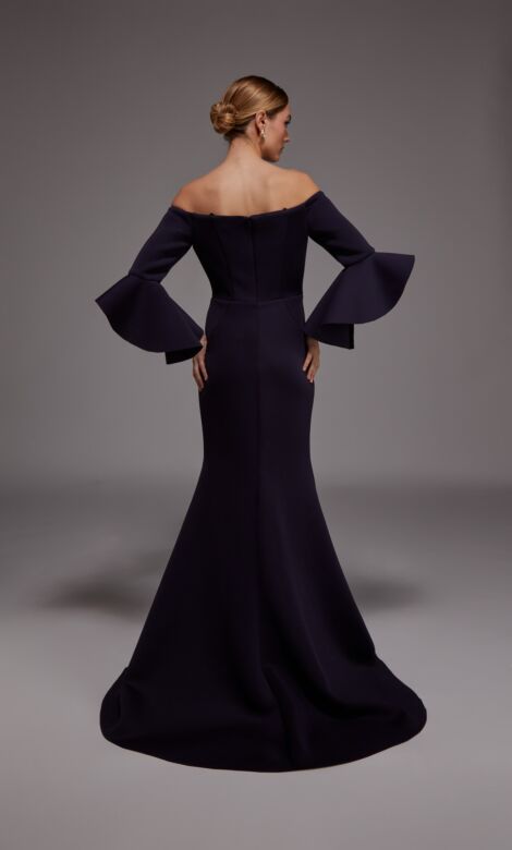 Alyce Paris 27777 Bell Sleeves Off The Shoulder Dress