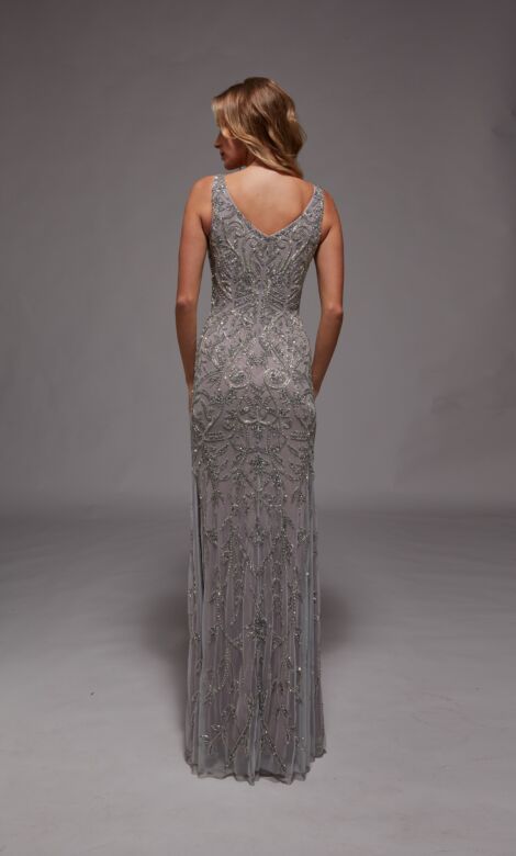 Alyce Paris 27799 Hand Beaded V-Neck Dress