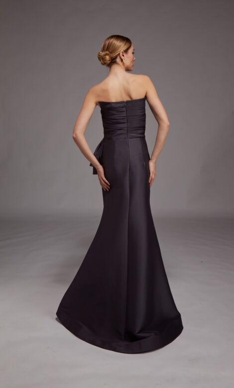 Alyce Paris 27806 High Slit Pleated Bodice Dress