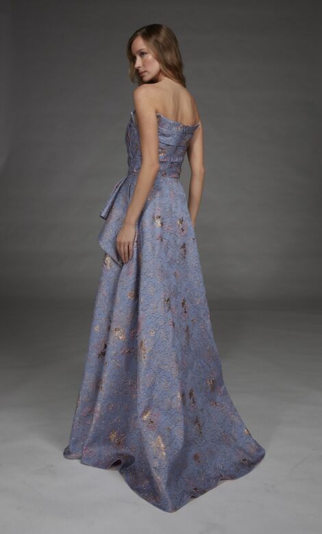Alyce Paris 27893 A-Line Side Drape Off The Shoulder Dress
