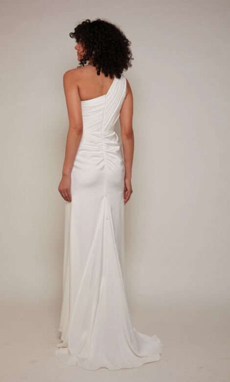 Alyce Paris 27697 High Slit One Shoulder Dress