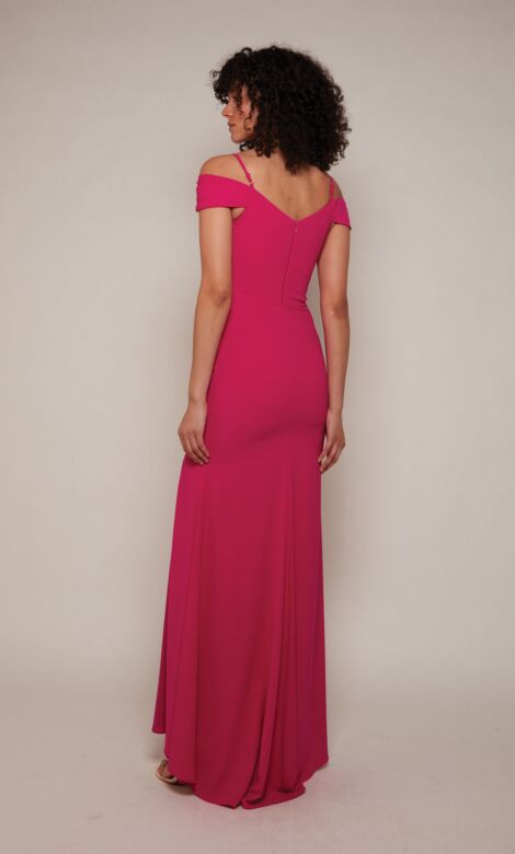 Alyce Paris 27645 High Slit Off The Shoulder Dress
