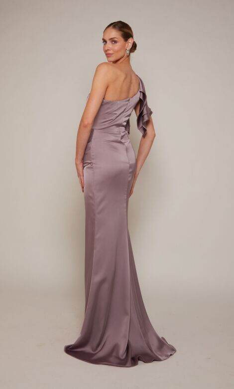 Alyce Paris 27656 One Sleeve High Slit Dress