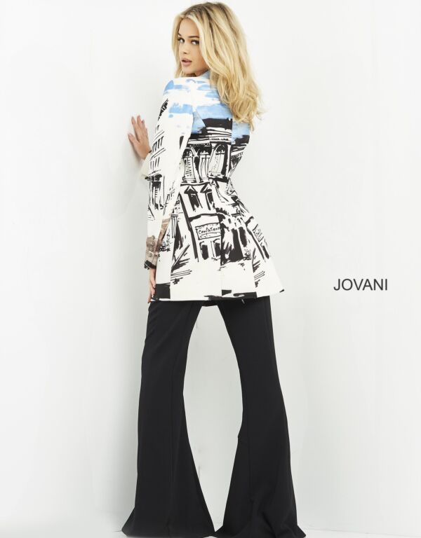 Jovani 06909 Front Slit Pants