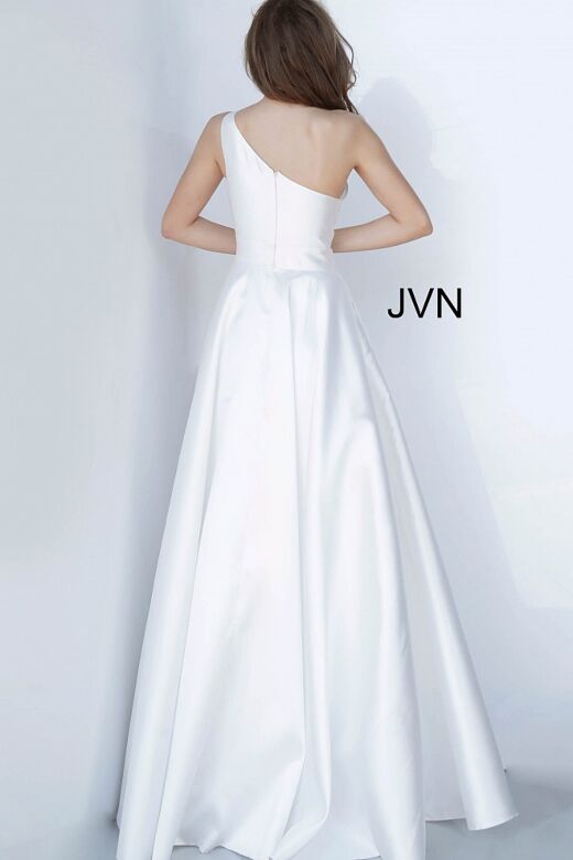 Jovani JVN3930 Asymmetric Neckline Dress