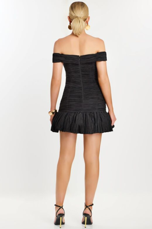 Jovani 45459 Off The Shoulder Ruched Dress
