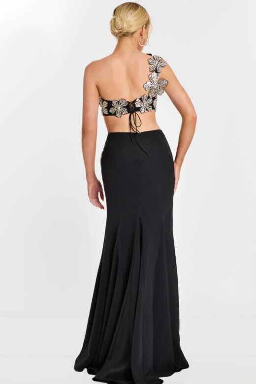 Jovani 46003 Slit Skirt Two Piece Dress