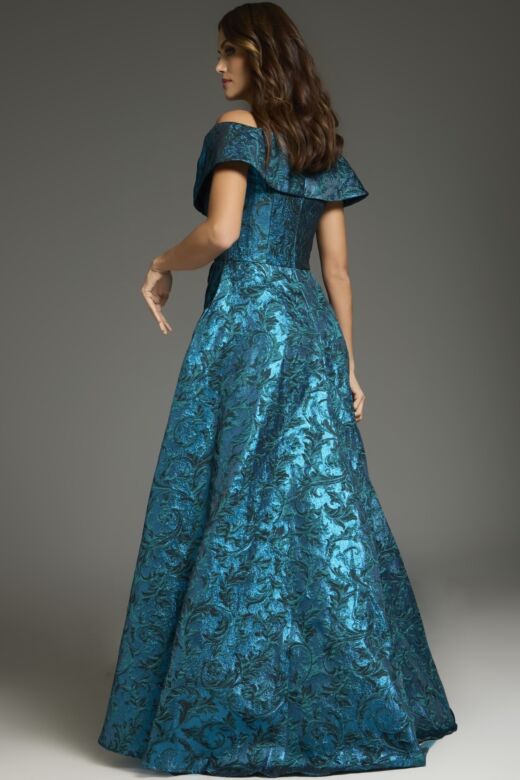 Jovani 25666 Side Pockets Off The Shoulder Dress