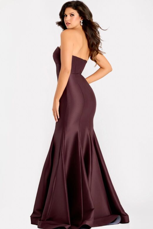 Jovani 45362 Godet Skirt Strapless Sweetheart Neck Dress