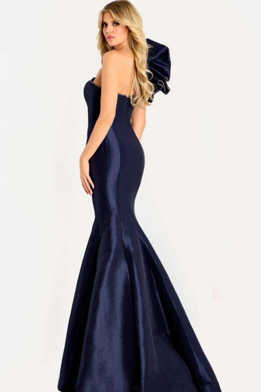 Jovani 48077 One-Shoulder Mermaid Silhouette Dress