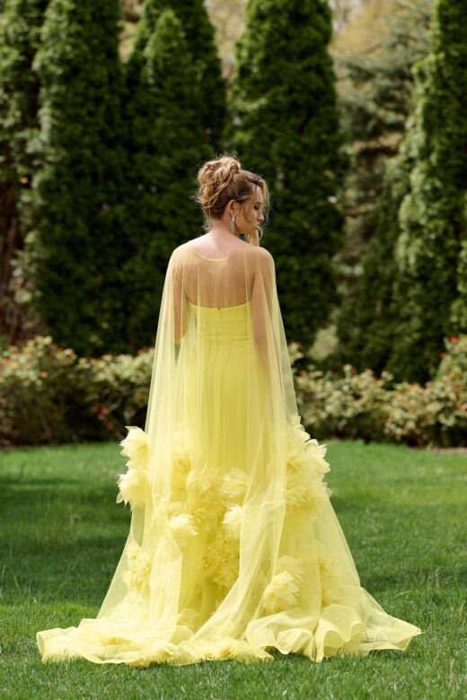 Jovani 40092 3D Rosette Cage Pageant Dress
