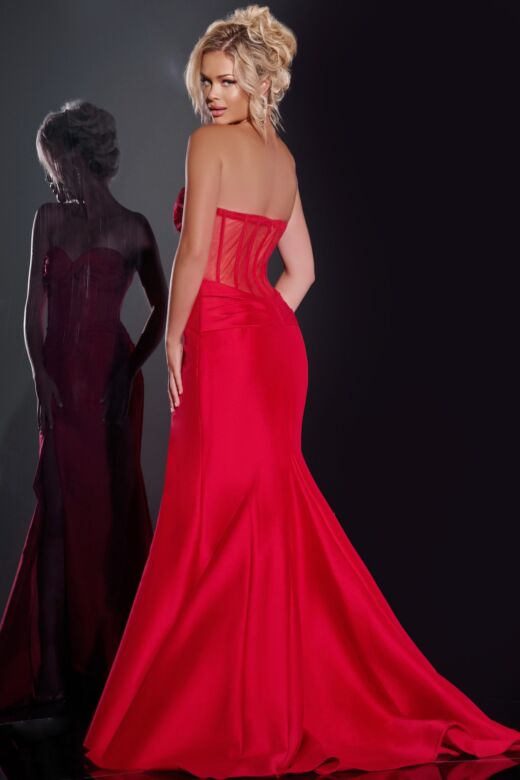 Jovani 42375 Strapless Sweetheart Corset Dress