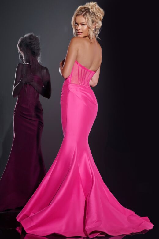 Jovani 43350 Strapless Corset Mermaid Silhouette Dress