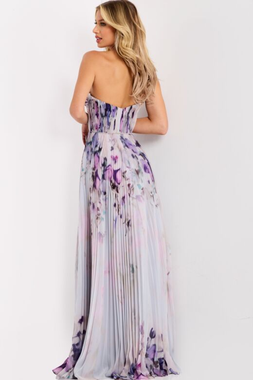 Jovani 42564 Multicolor Strapless Sweetheart Neckline A-Line Dress