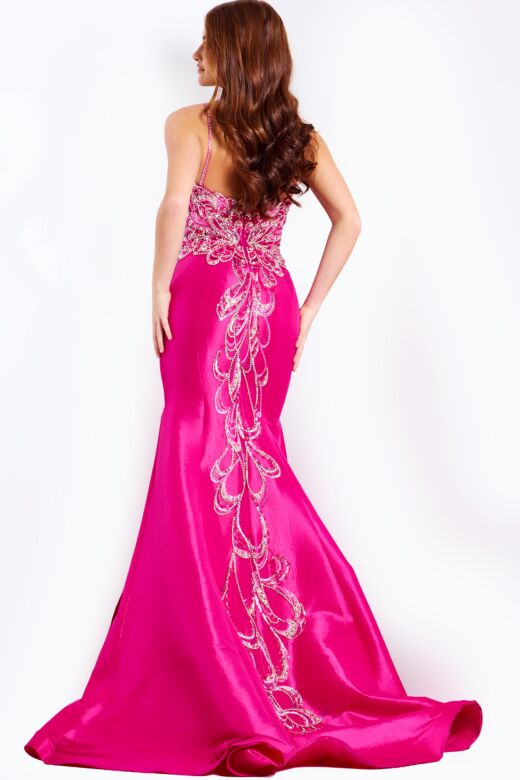 Jovani 44239 Sweetheart Neckline Embellished Mermaid Dress