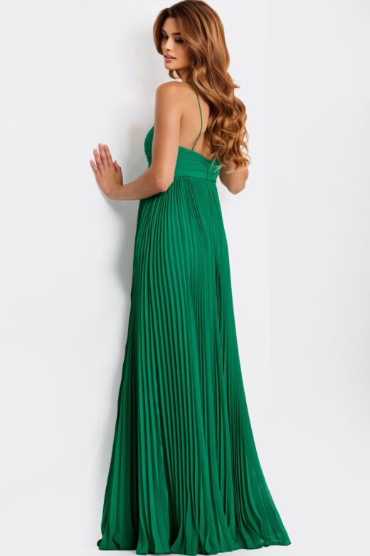 Jovani 47820 Halter Neckline Empire Waist Dress