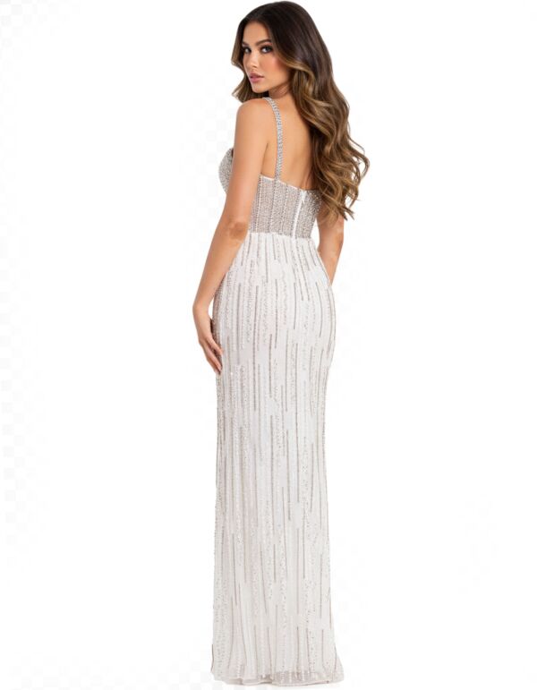 Jovani 49367 Beaded Corset Bodice Sweetheart Neckline Dress