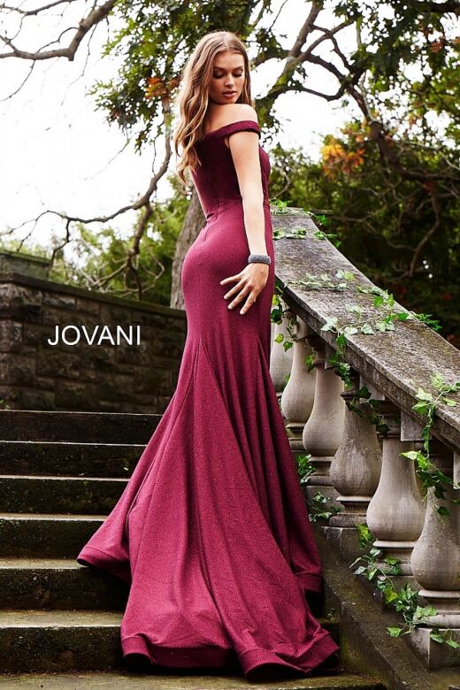 Jovani 55187 Off-The-Shoulder Dress
