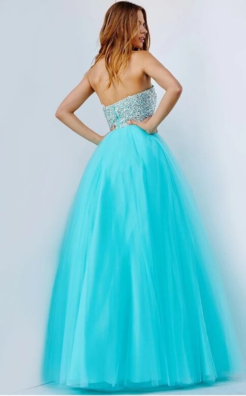 Jovani 52131 Strapless Tulle Dress