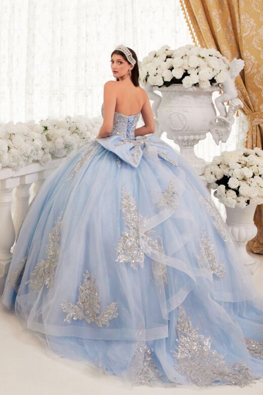 LaDivine 15715 Strapless Sweetheart Neck Dress